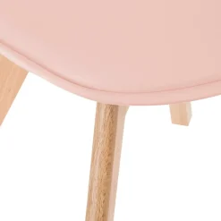 Atmosphera Chaises Scandinaves*Chaise "Baya", pieds hêtre Noir