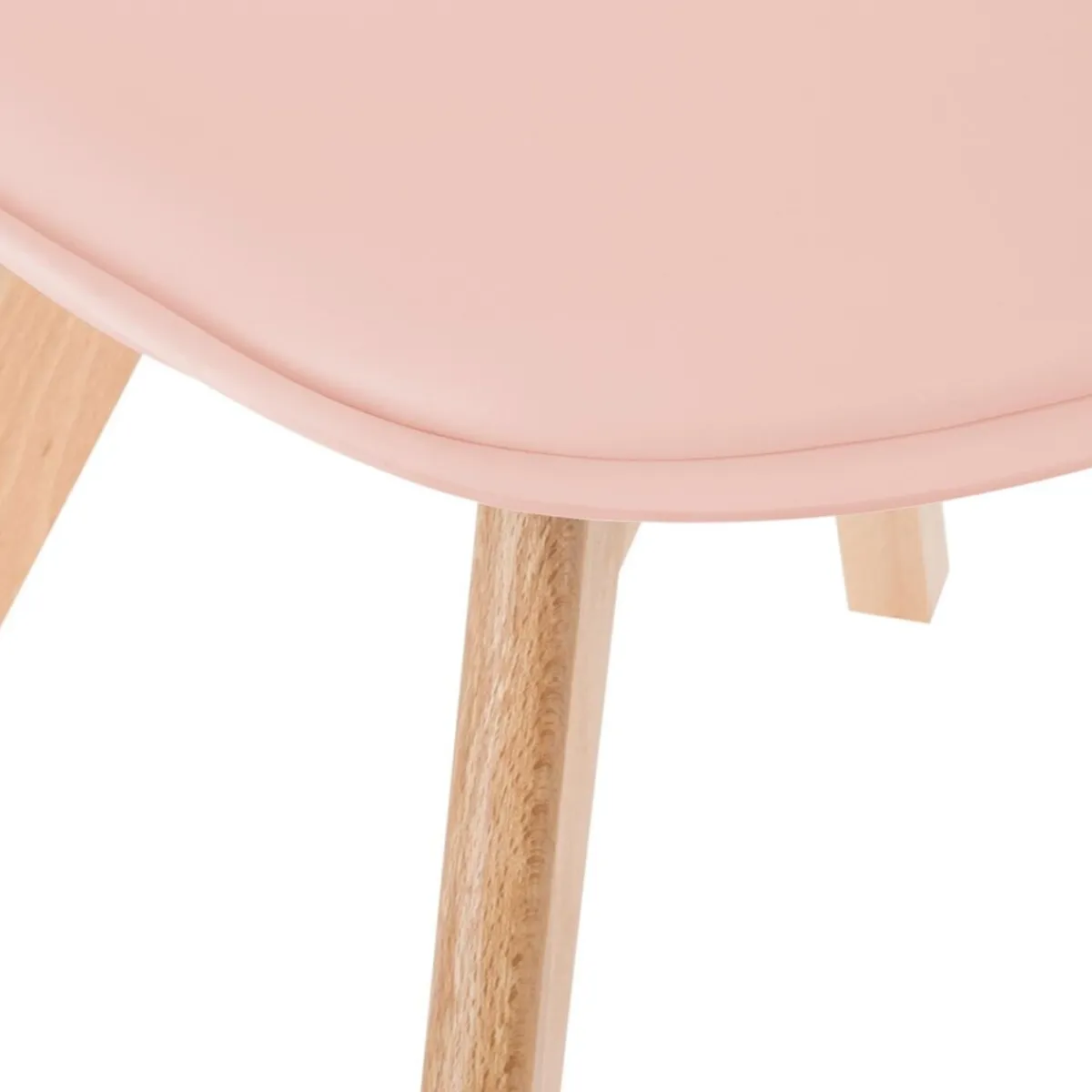 Atmosphera Chaises Scandinaves*Chaise "Baya", pieds hêtre Noir