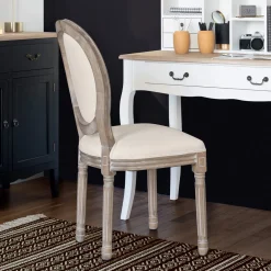 Atmosphera Chaises|Chaises, Fauteuils De Table*Chaise "Cléon" VertTilleul