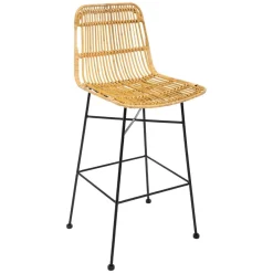 Atmosphera Chaises De Bar*Chaise de bar "Kubu" Marron