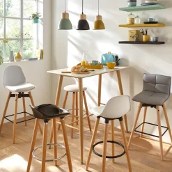 Atmosphera Chaises De Bar*Chaise de bar "Maxon" Noir