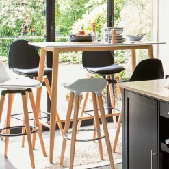 Atmosphera Chaises De Bar*Chaise de bar "Maxon" Beige