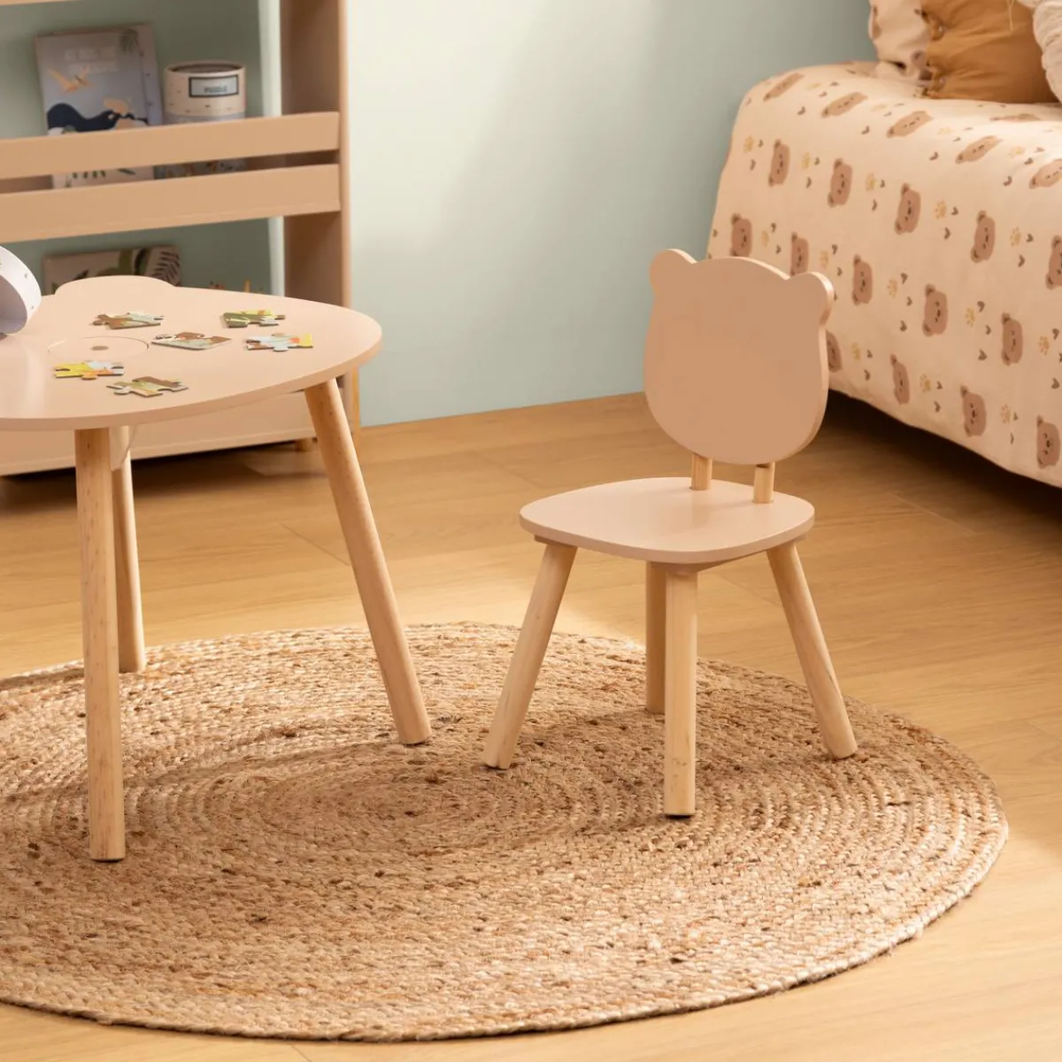 Atmosphera Chaises, Fauteuils*Chaise enfant ourson "Douceur" Marron