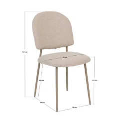 Atmosphera Chaises*Chaise "Kamili" Beige