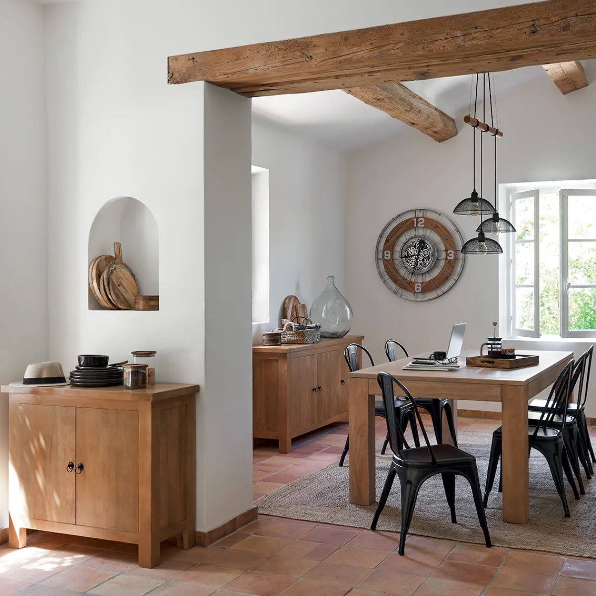 Atmosphera Chaises|Chaises, Fauteuils De Table*Chaise "Niko" Bleucanard