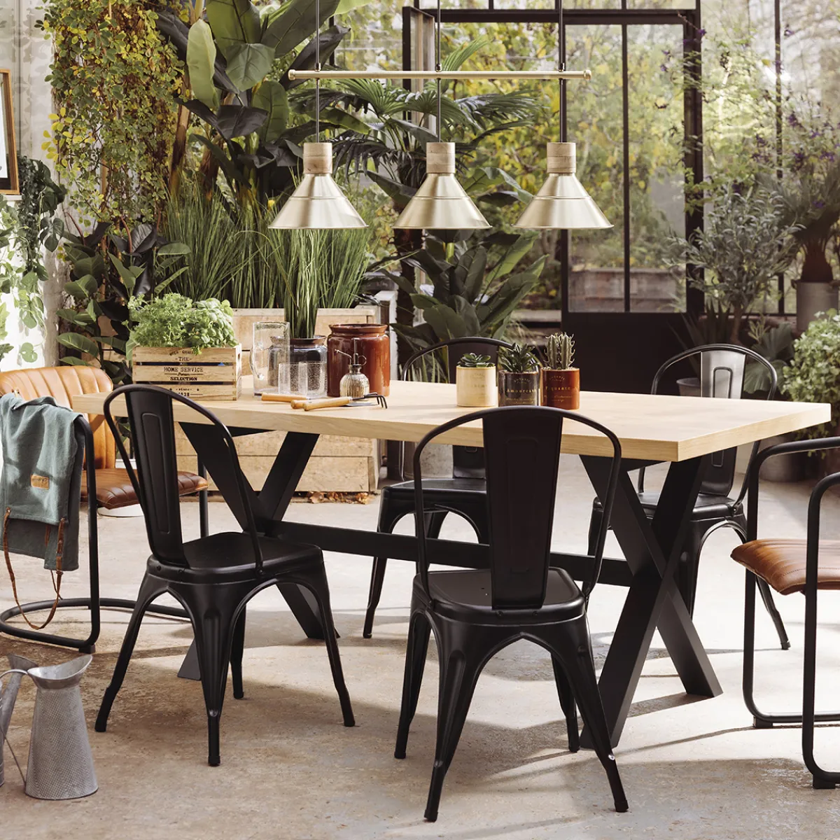 Atmosphera Chaises|Chaises, Fauteuils De Table*Chaise "Niko" Bleucanard