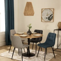 Atmosphera Chaises|Chaises, Fauteuils De Table*Chaise "Sirac" Noir