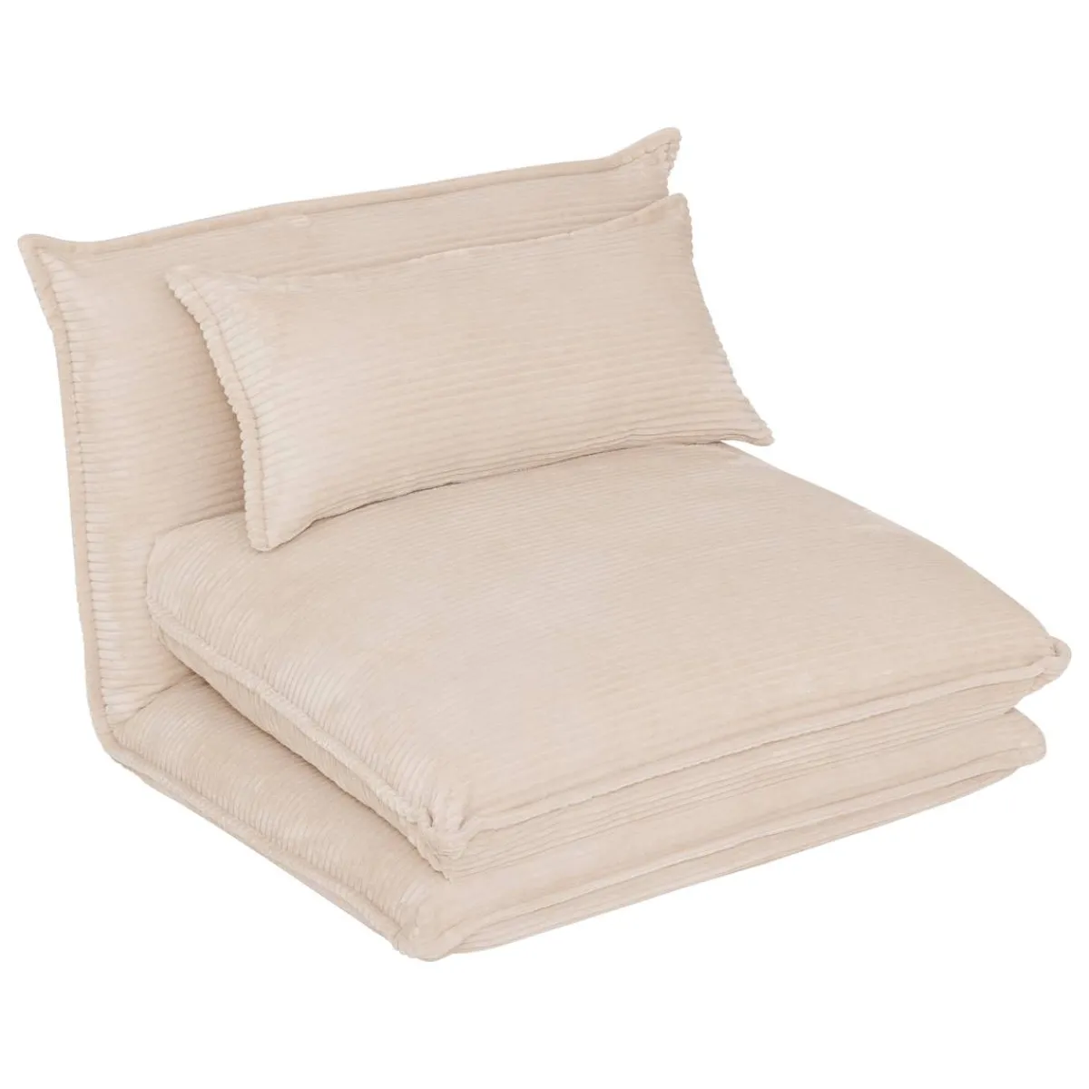 Atmosphera Fauteuils*Chauffeuse "Elois" Vertkaki