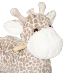 Atmosphera Peluches, Jouets*Cheval à bascule "Girafe" Rose