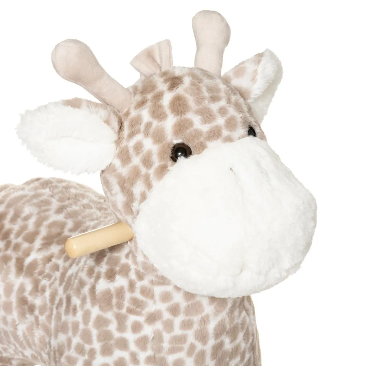 Atmosphera Peluches, Jouets*Cheval à bascule "Girafe" Rose