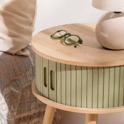 Atmosphera Tables De Chevet*Chevet 2 portes "Nysos" Blanc