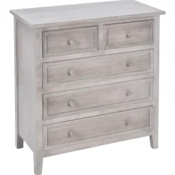 Atmosphera Commodes, Chiffonniers*Chiffonnier 5 tiroirs "Charme" Boisnaturel
