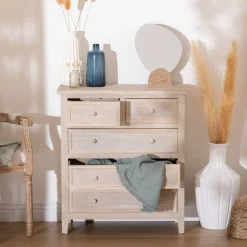 Atmosphera Commodes, Chiffonniers*Chiffonnier 5 tiroirs 