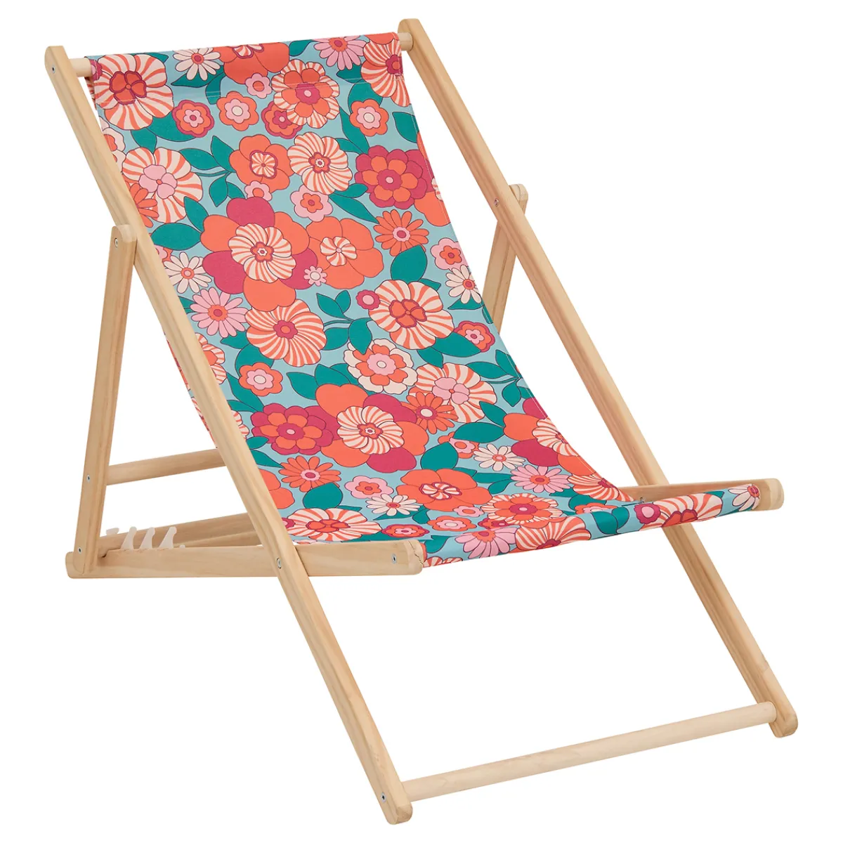 Atmosphera Mobilier D'Extérieur*Chilienne pliable de jardin "Bloomorama" Beige