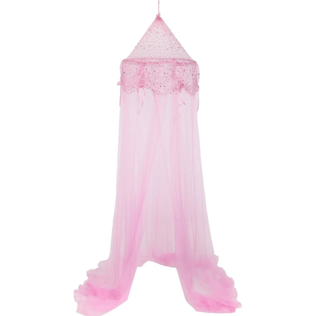 Atmosphera Rideaux Enfant*Ciel de lit enfant "Mademoiselle" Rose
