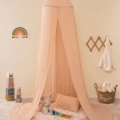 Atmosphera Rideaux Enfant*Ciel de lit "Lili" Roseclair