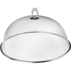 Atmosphera Plats De Service, Présentoirs*Cloche "Inox" Marron