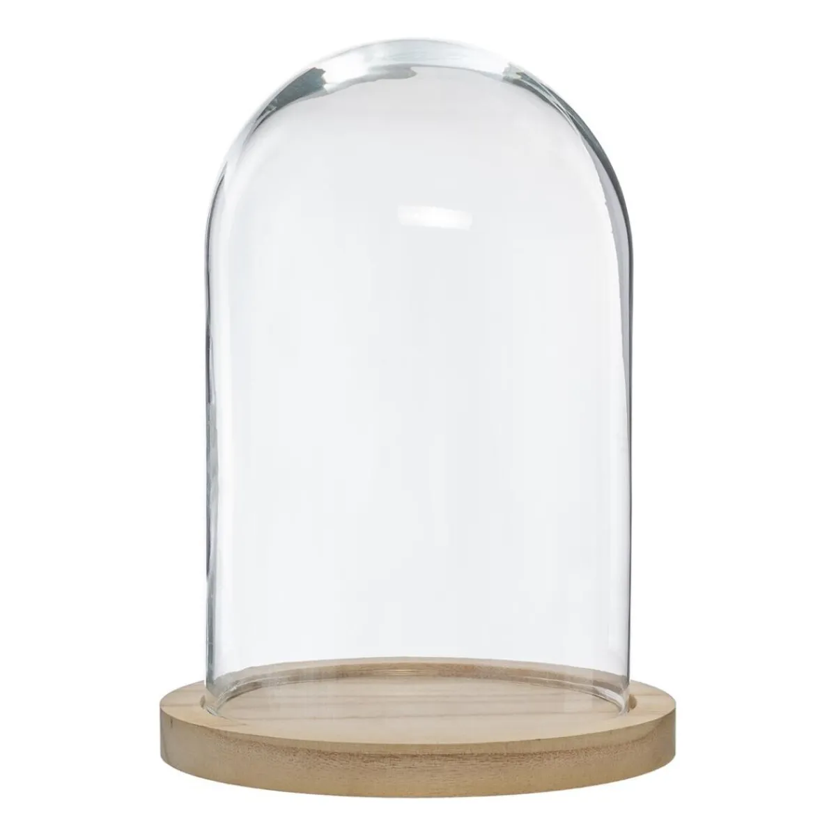 Atmosphera Photophores, Bougeoirs*Cloche verre et bois Modèle1