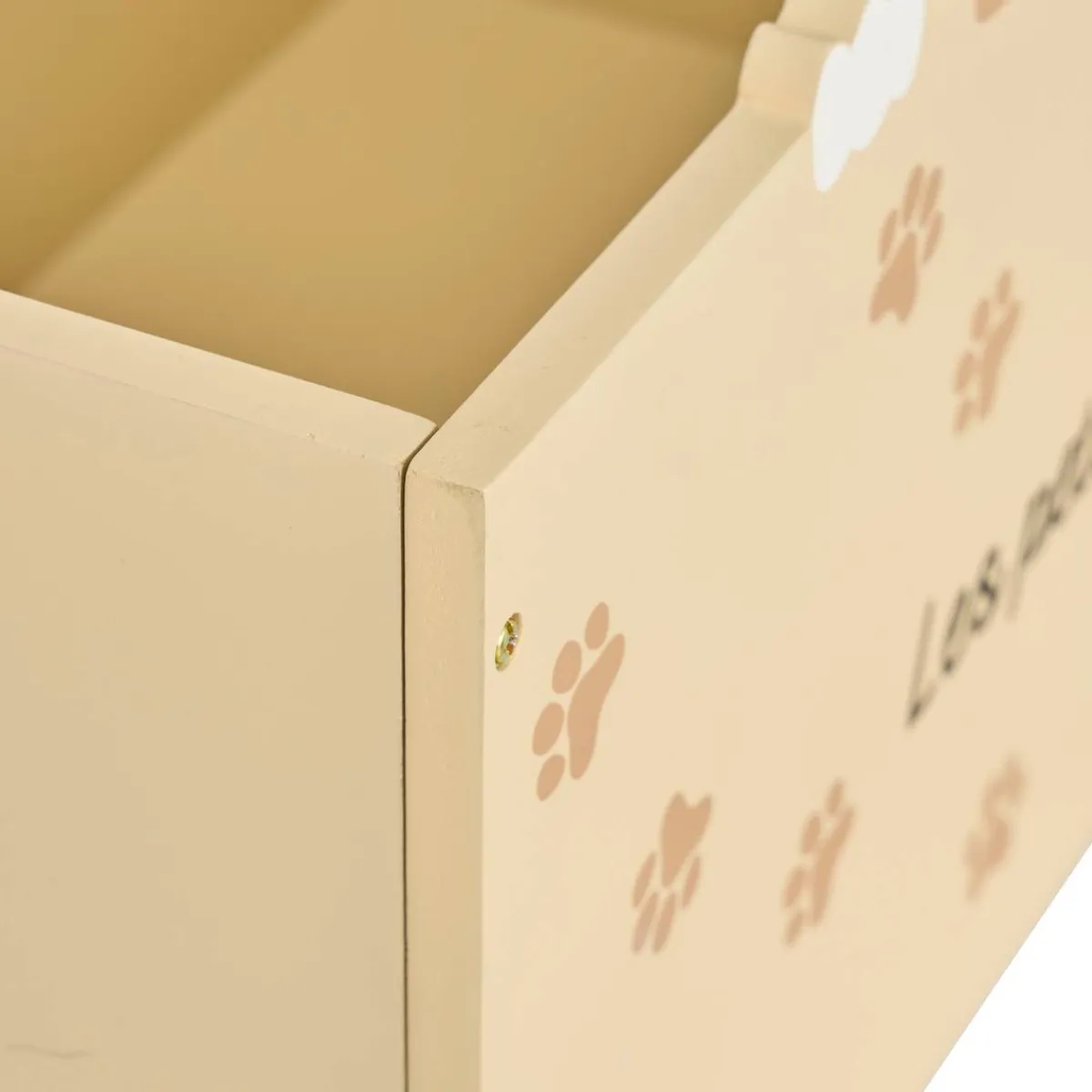 Atmosphera Coffres À Jouets*Coffre de rangement enfant "Scott" Beige