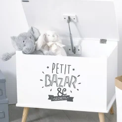 Atmosphera Coffres À Jouets*Coffre enfant bois Blanc