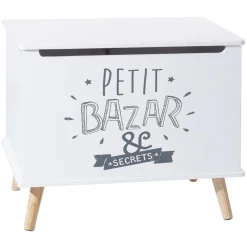 Atmosphera Coffres À Jouets*Coffre enfant bois Blanc