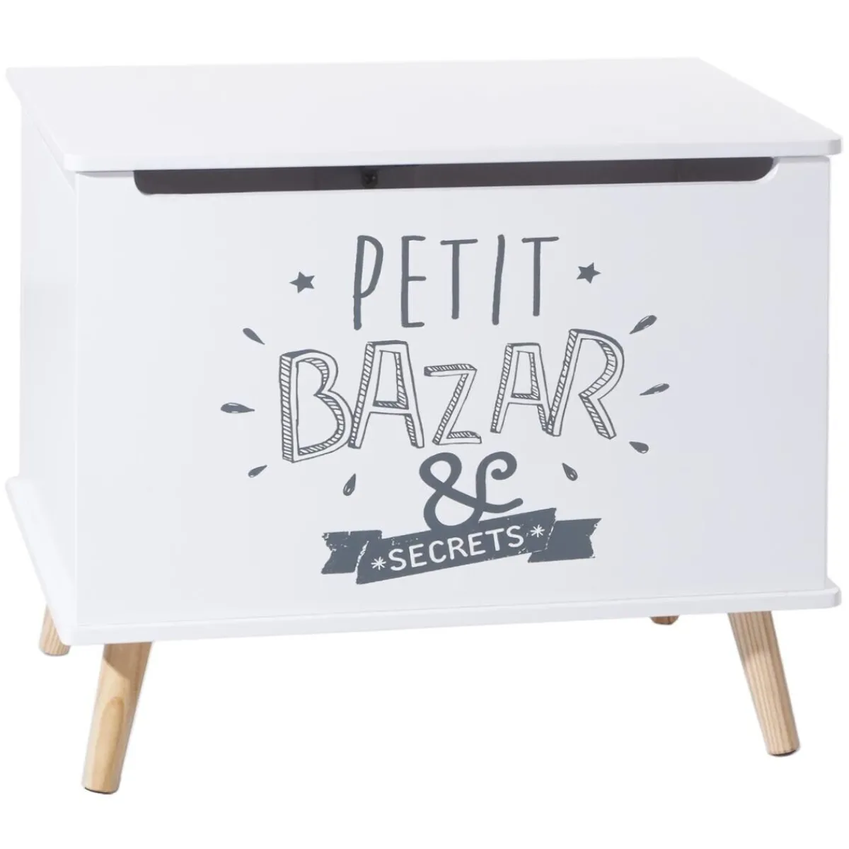 Atmosphera Coffres À Jouets*Coffre enfant bois Blanc