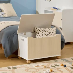 Atmosphera Coffres À Jouets*Coffre enfant "Bouli" Beige