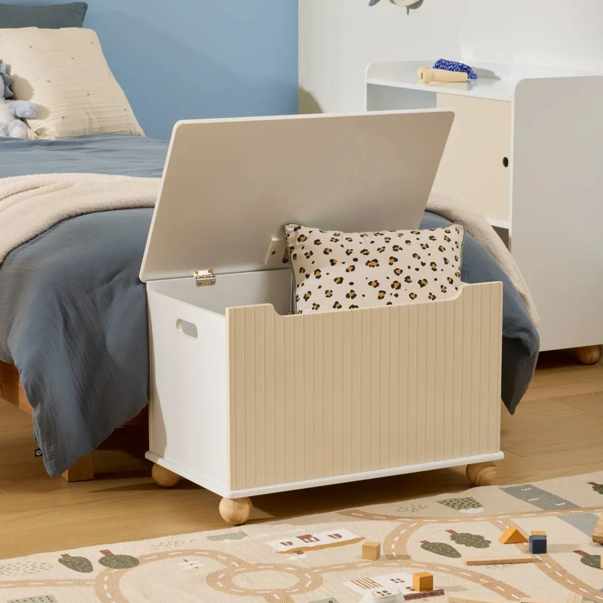 Atmosphera Coffres À Jouets*Coffre enfant "Bouli" Beige