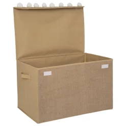 Atmosphera Coffres À Jouets*Coffre enfant pompons Beige