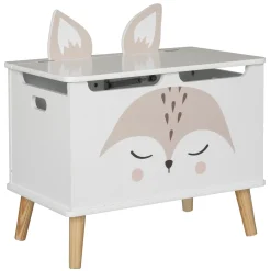 Atmosphera Coffres À Jouets*Coffre enfant "Renard" Blanc