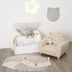 Atmosphera Coffres À Jouets*Coffre à jouets et bibliothèque enfant Blanc