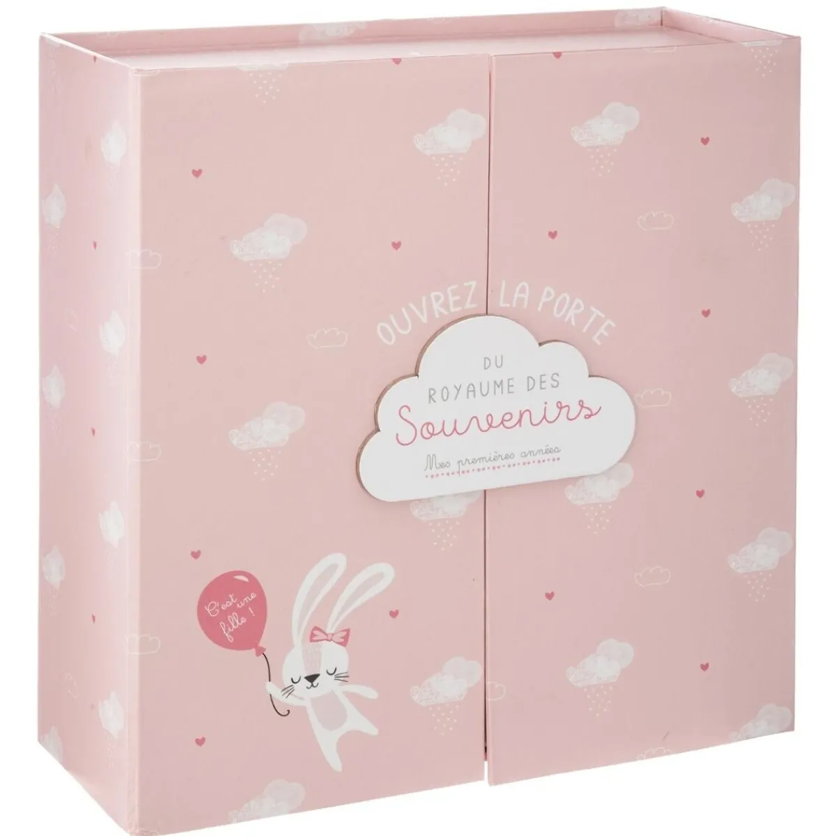 Atmosphera Cadeaux De Naissance*Coffret cadeau de naissance "Royaume des souvenirs" Gris