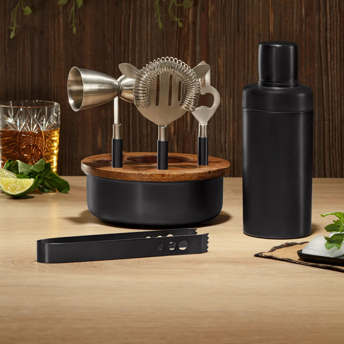 Atmosphera Accessoires Vin Et Cocktail*Coffret cocktail "Cocktail" Beige