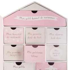 Atmosphera Cadeaux De Naissance*Coffret de naissance "Maison" Rose