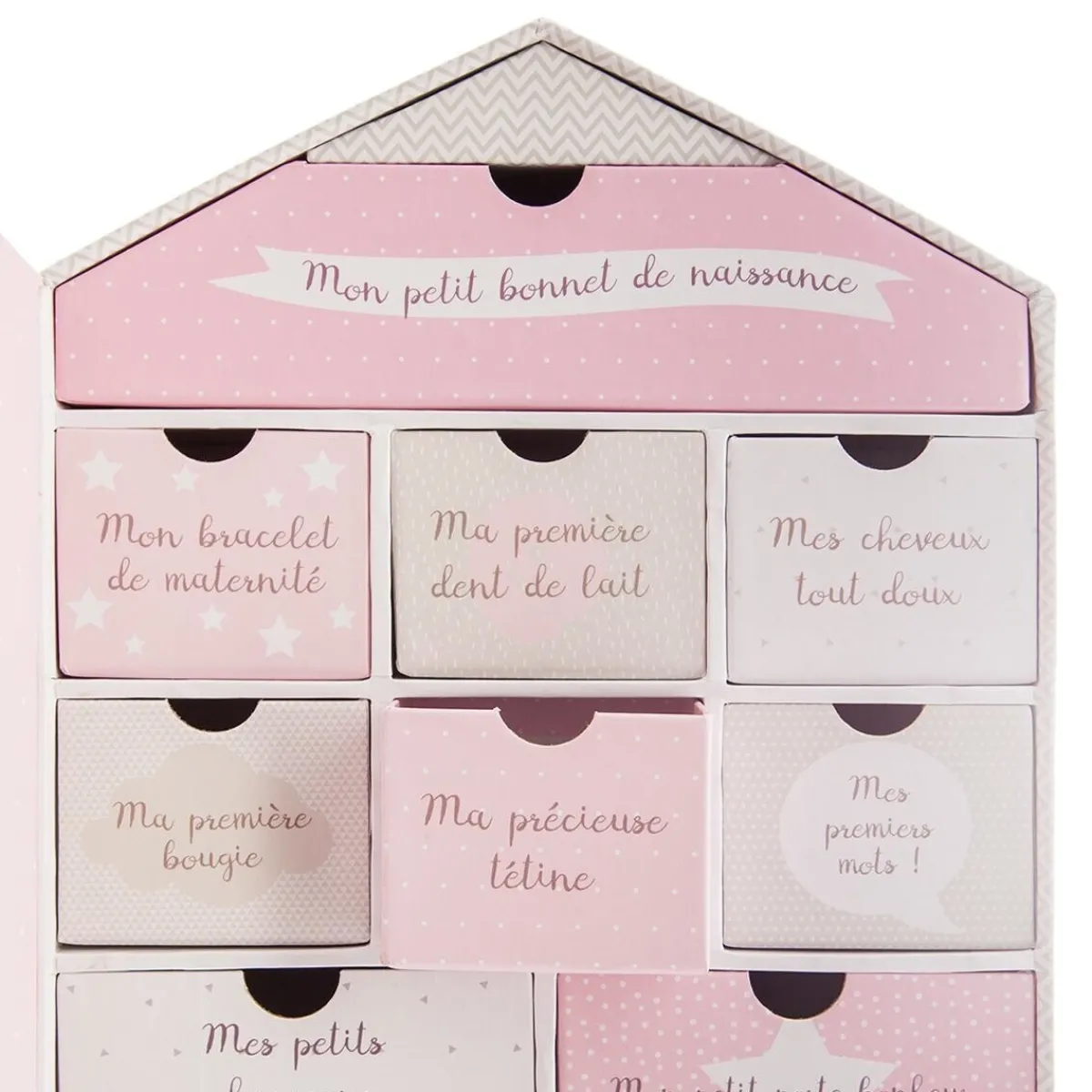 Atmosphera Cadeaux De Naissance*Coffret de naissance "Maison" Rose