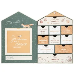 Atmosphera Cadeaux De Naissance*Coffret de naissance maison "Forêt" Vert