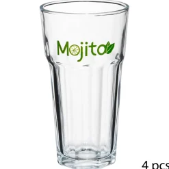Atmosphera Verres Apéritif|Accessoires Cuisine Conviviale*Coffret Mojito "Mojito" Transparent
