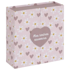 Atmosphera Cadeaux De Naissance*Coffret souvenirs "Cilia" Rose