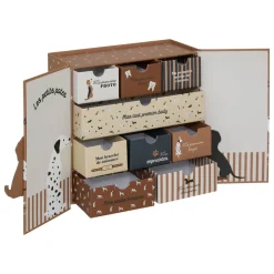 Atmosphera Cadeaux De Naissance*Coffret souvenirs "Cilia" Beige