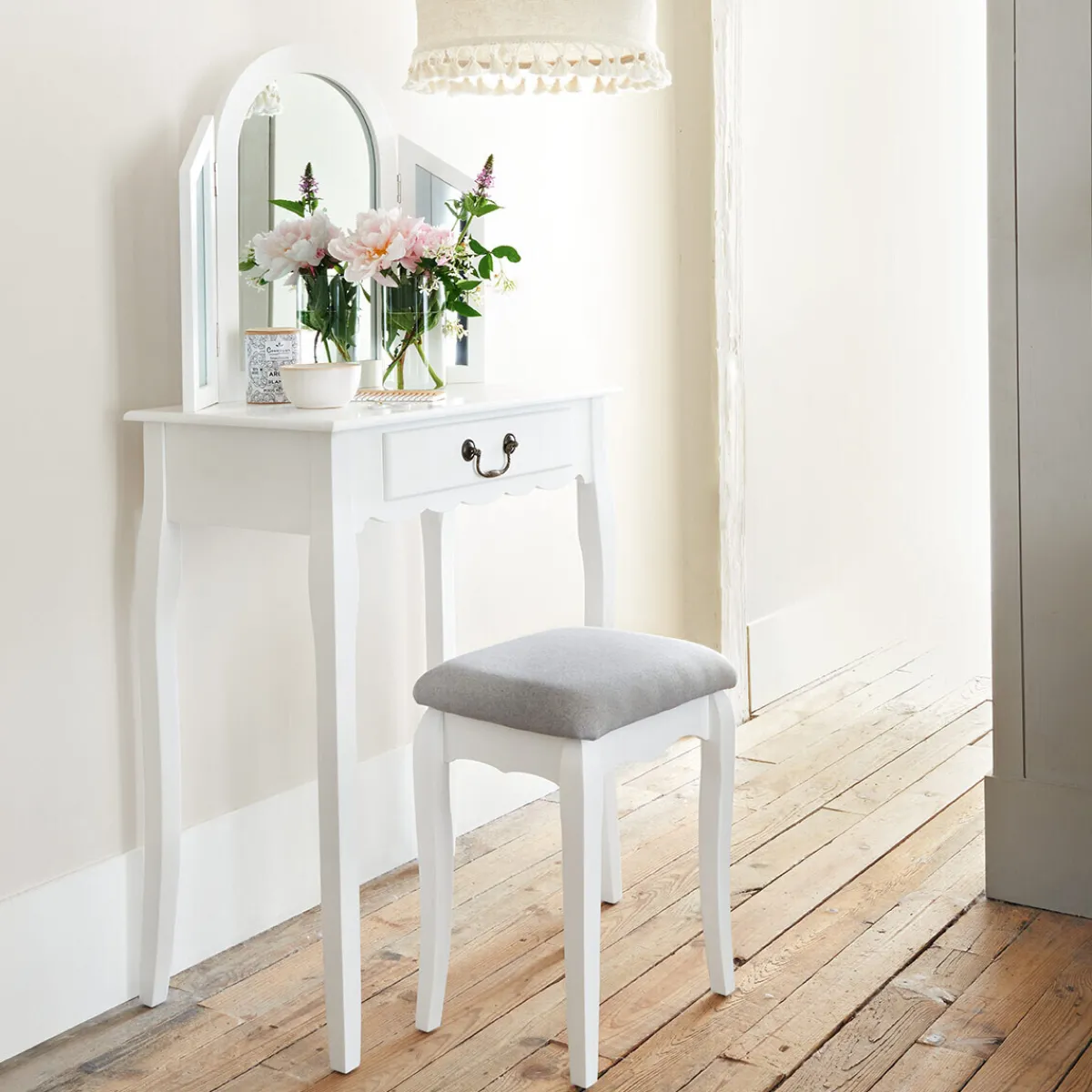 Atmosphera Coiffeuses*Coiffeuse "Aurell" Blanc