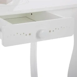 Atmosphera Bureaux*Coiffeuse et tabouret enfant Blanc