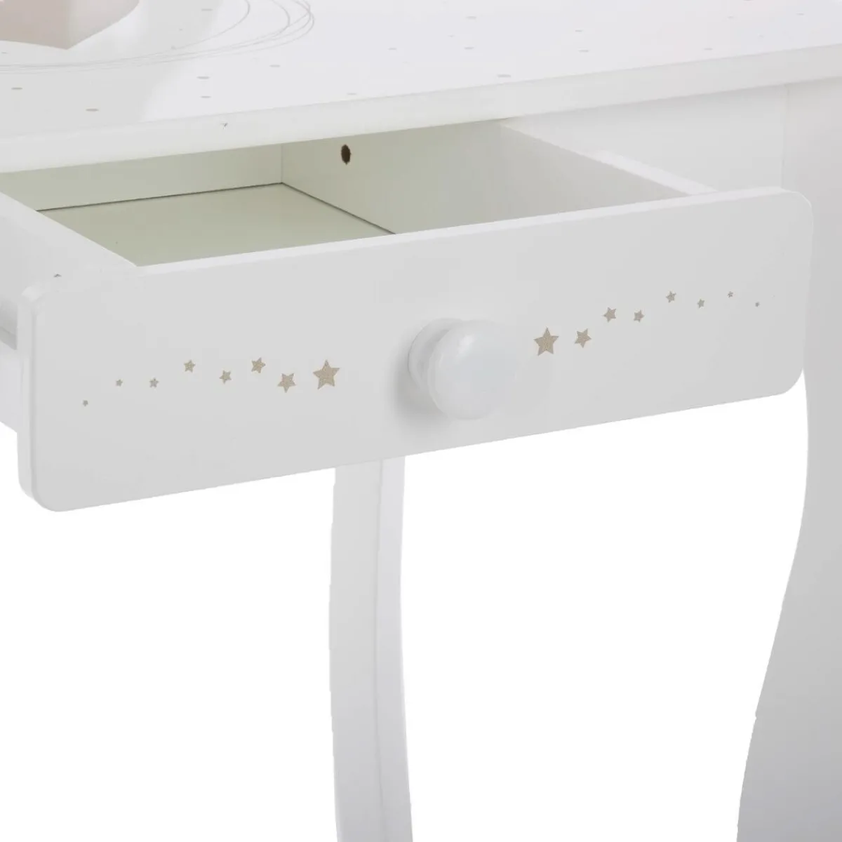 Atmosphera Bureaux*Coiffeuse et tabouret enfant Blanc