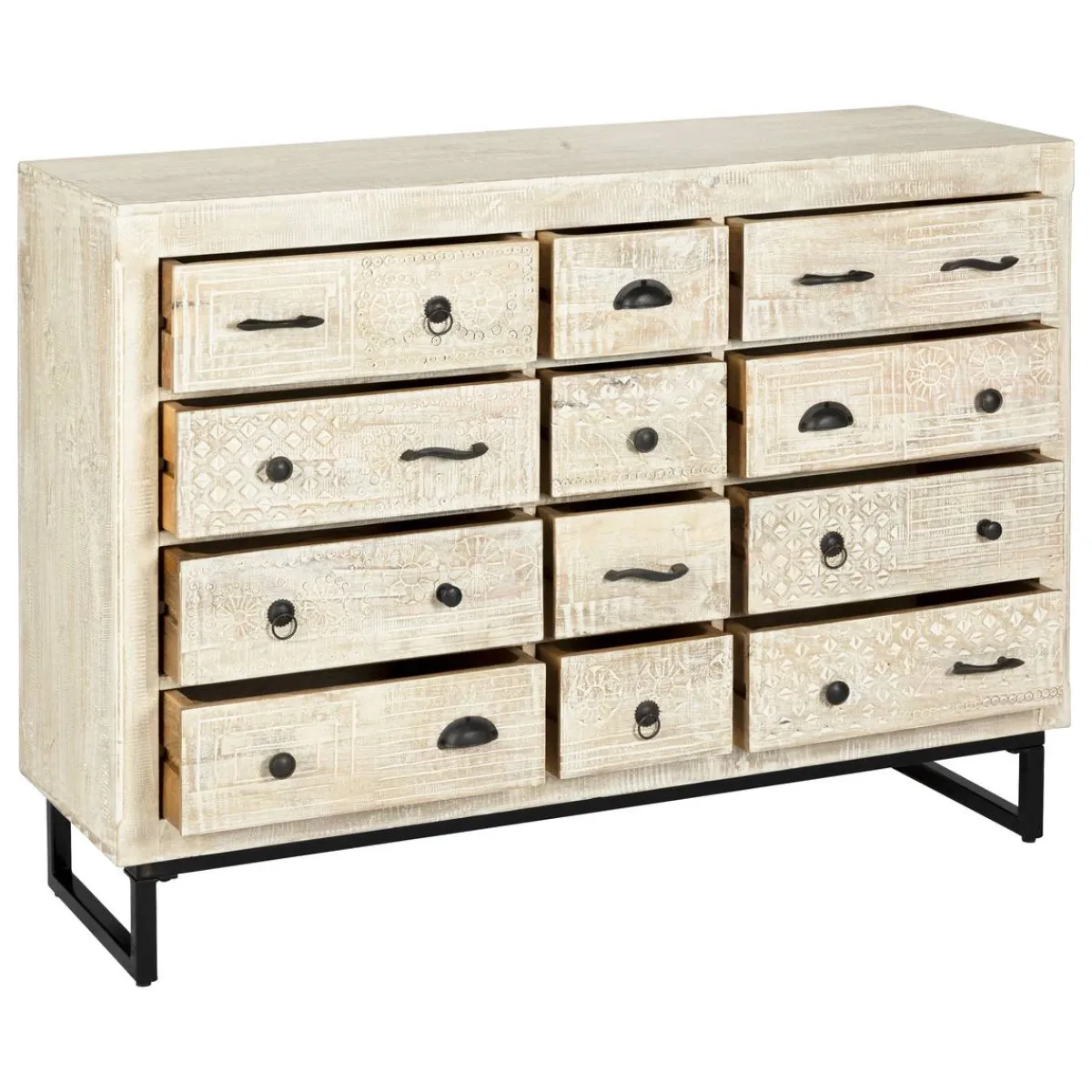 Atmosphera Commodes, Chiffonniers*Commode "Ajay" Boisnaturel