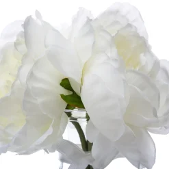Atmosphera Fleurs Artificielles*Composition de 3 pivoines articielles Blanc
