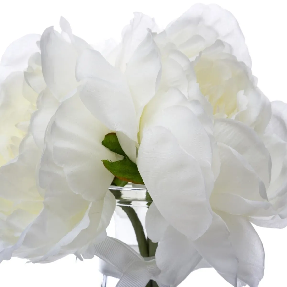 Atmosphera Fleurs Artificielles*Composition de 3 pivoines articielles Blanc