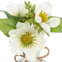 Atmosphera Fleurs Artificielles*Composition vase et fleurs artificielles Roseterracotta