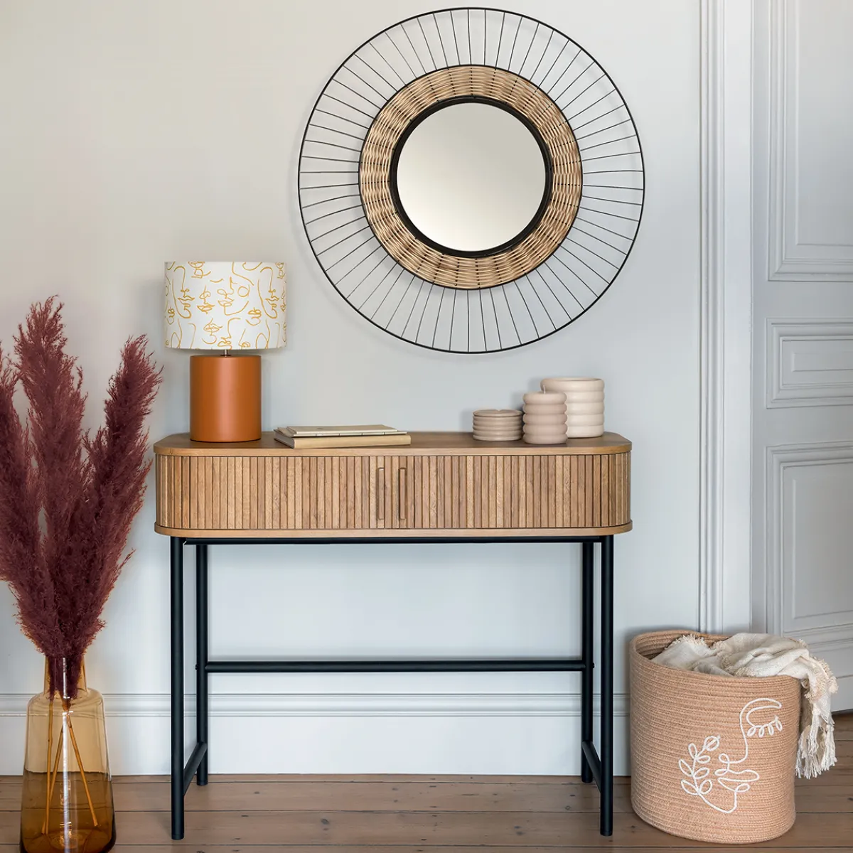 Atmosphera Voir Tout |Consoles*Console 2 portes "Colva" Blanc