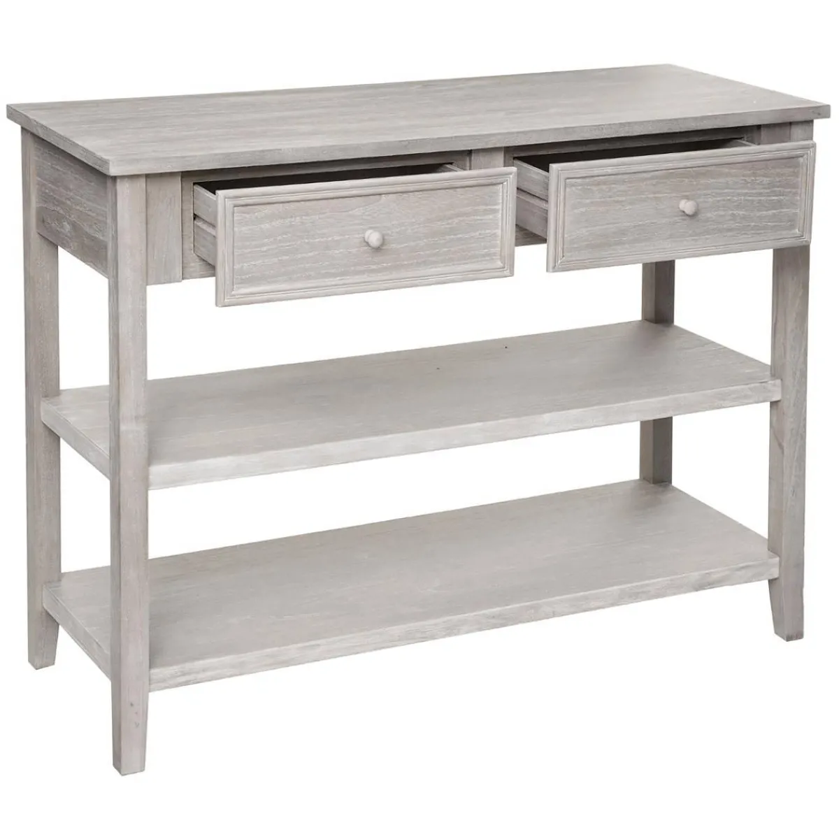 Atmosphera Consoles|Consoles*Console 2 tiroirs "Charme" Vertcéladon
