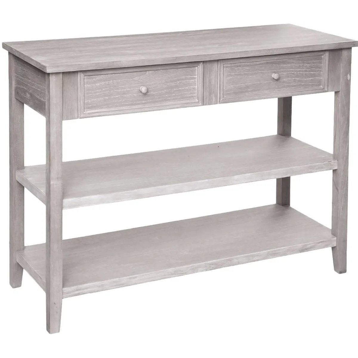 Atmosphera Consoles|Consoles*Console 2 tiroirs "Charme" Vertcéladon