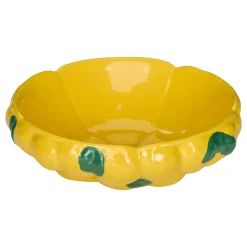 Atmosphera Plats De Service, Présentoirs*Coupe "Fruity" Jaune